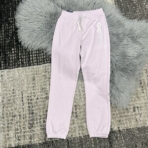 GAP Girl's 1969 Logo Drawstring‎ Waist Elastic Leg Purple Sweatpant Size 14/16